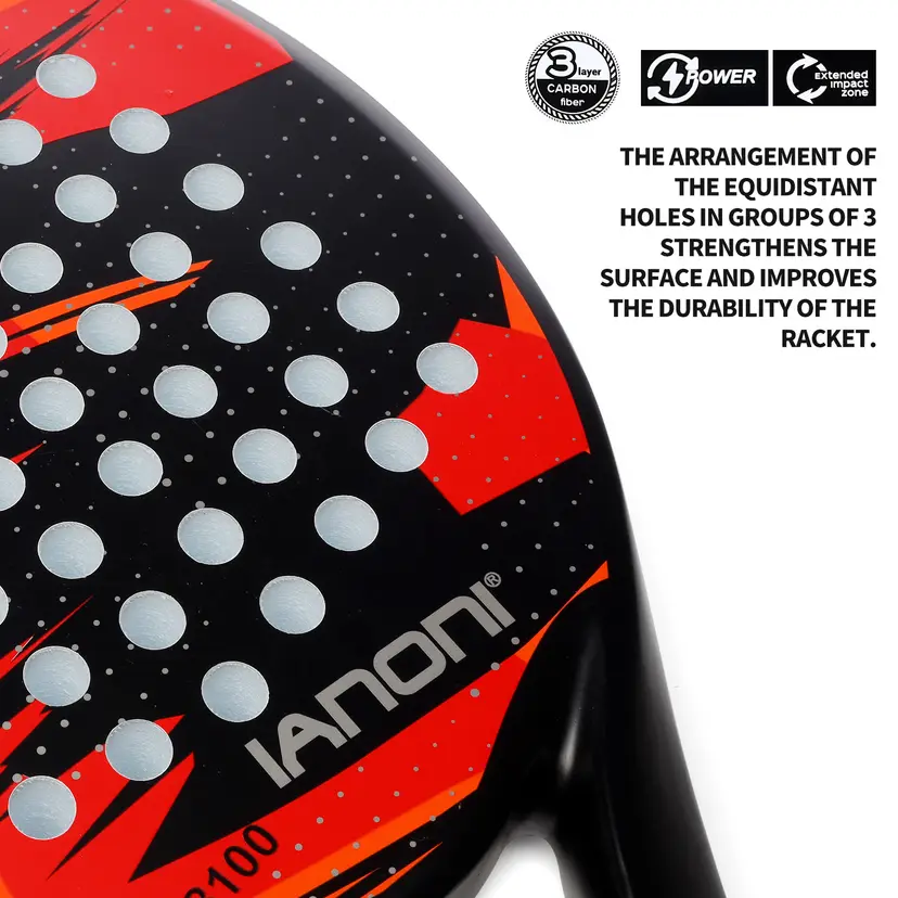 Close-up of the PR8100 carbon fibre face